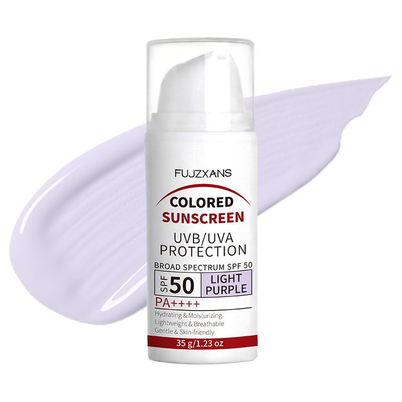 Spf 50 Waterproof Sunscreen - 라이트 퍼플 틴티드 선스크린 SPF 50