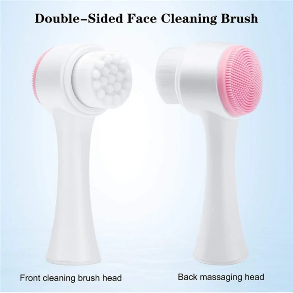 Silicone Face Scrubber Electric - 3D 양면 실리콘 페이셜 클렌징 브러시