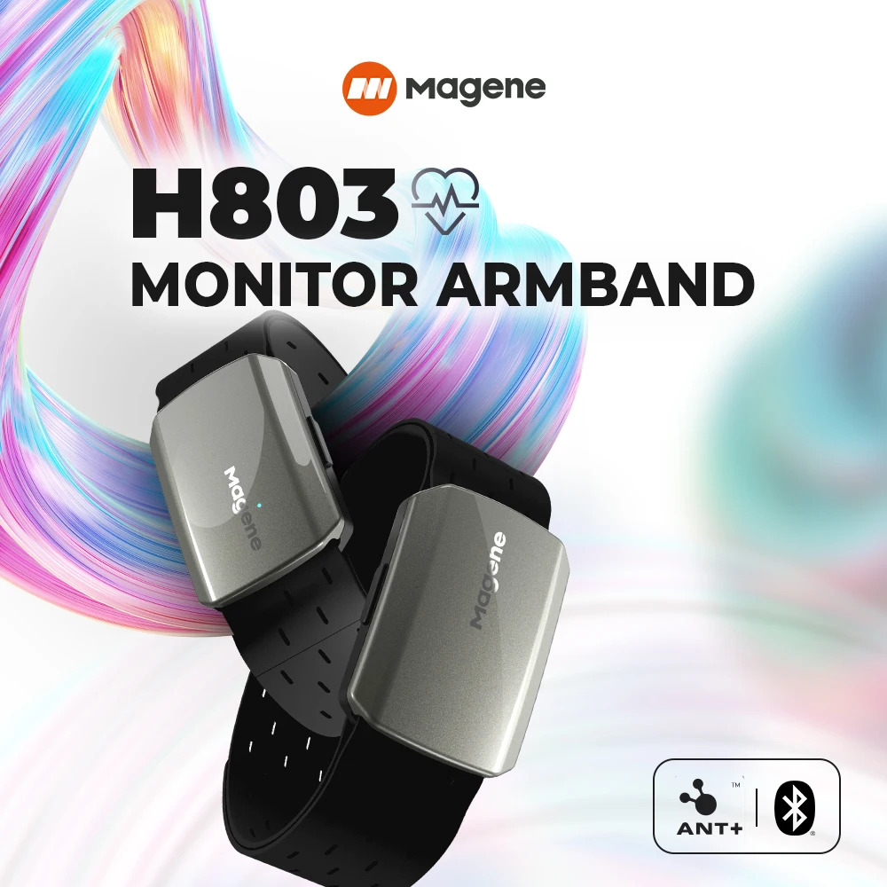Health Monitors - 마젠 H803 심박수 암밴드 모니터 듀얼