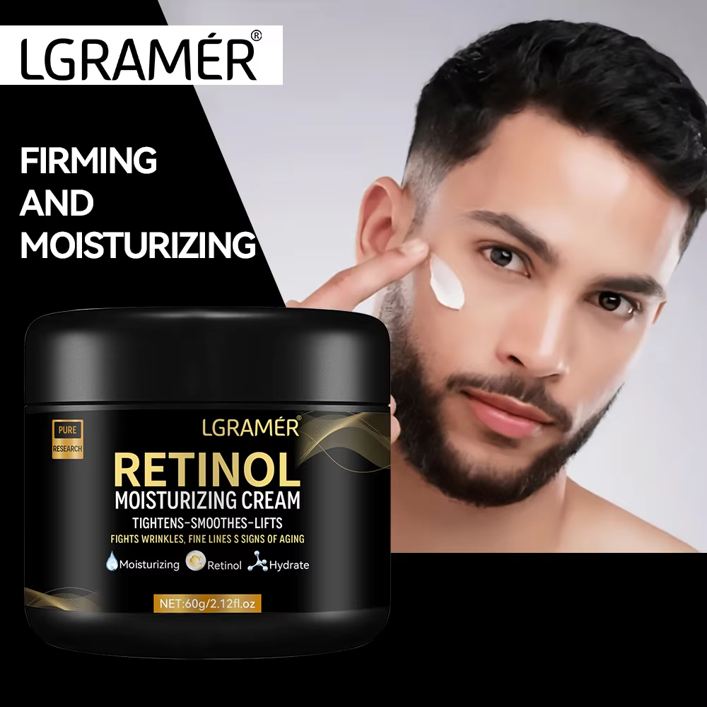 Retinol Anti Wrinkle Cream - 남성용 레티놀 페이스 모이스처라이저 보습 레티놀