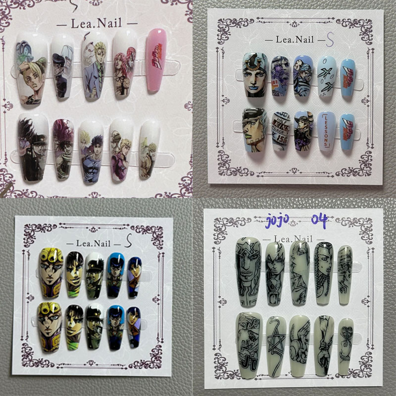 Nail Art - JOJO 네일 아트 학생 애니메이션 캐릭터