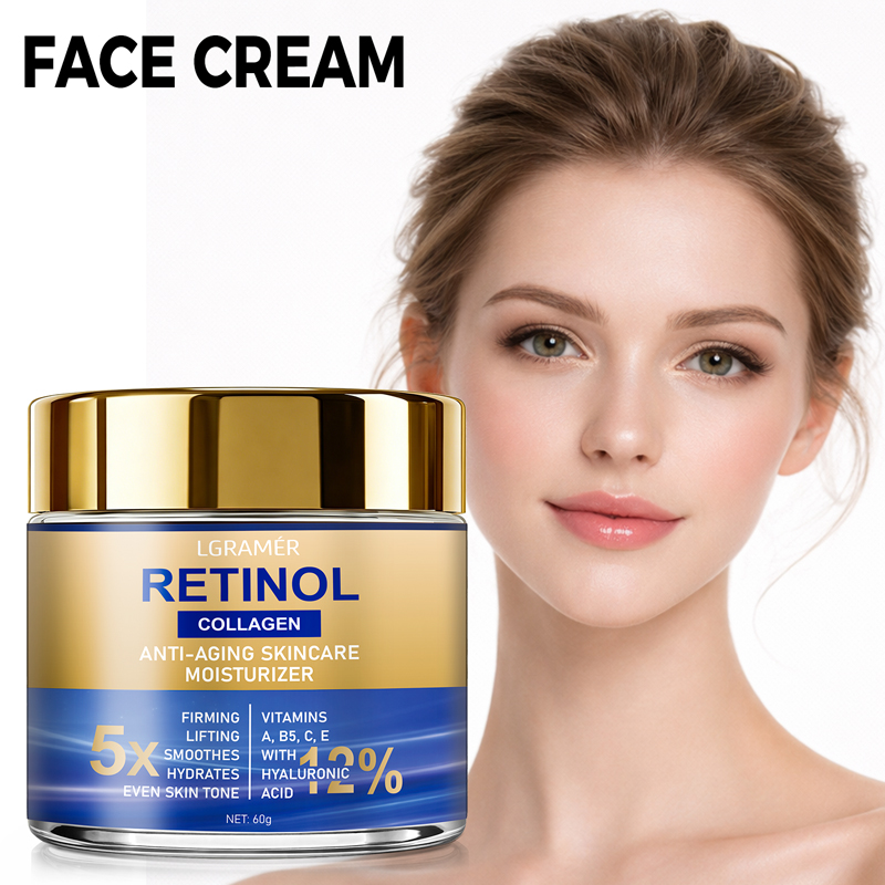 Retinol Anti Wrinkle Cream - 레티놀 페이스 크림 모이스춰라이징 링클 리무버