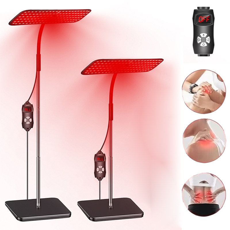 Led Light Therapy Face Mask - 근적외선 패널 660nm 850nm 적색광 램프(타이머