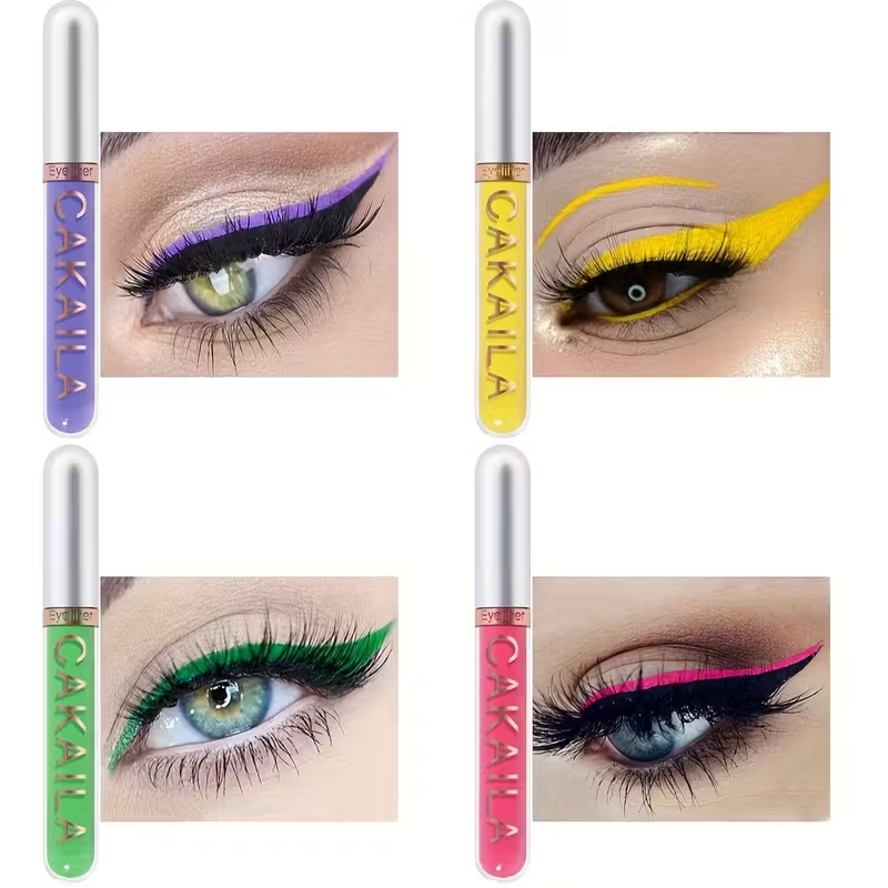 8색 세트 방수 아이라이너 펜 오래 지속되는 글리터 & - Waterproof Liquid Eyeliner Pen 리뷰 및 가격