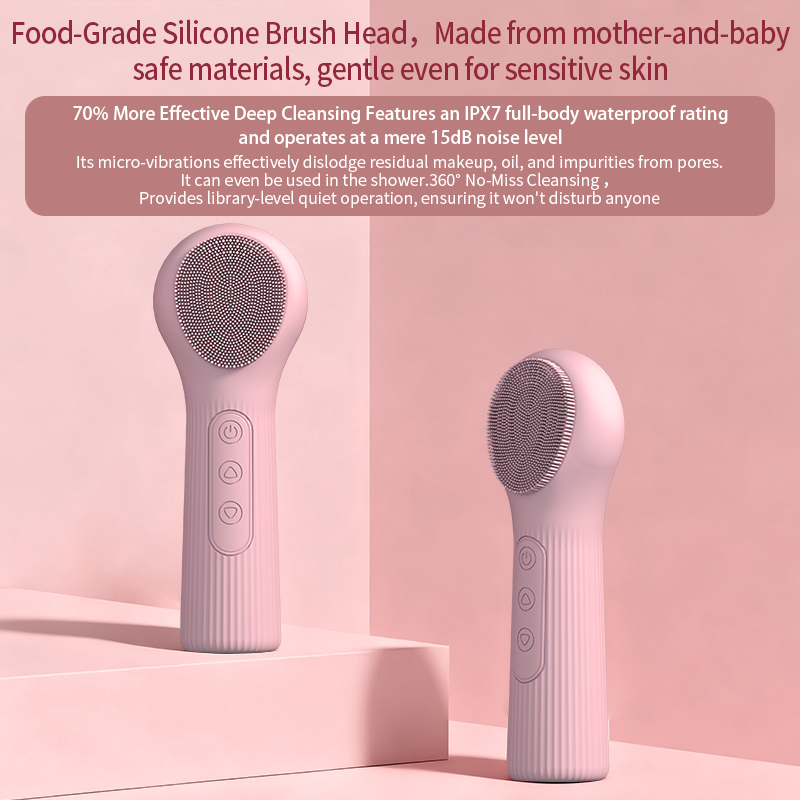 실리콘 클렌징 브러쉬, 충전식 방수 음파 진동 페이스  - Silicone Face Scrubber Electric 리뷰 및 가격