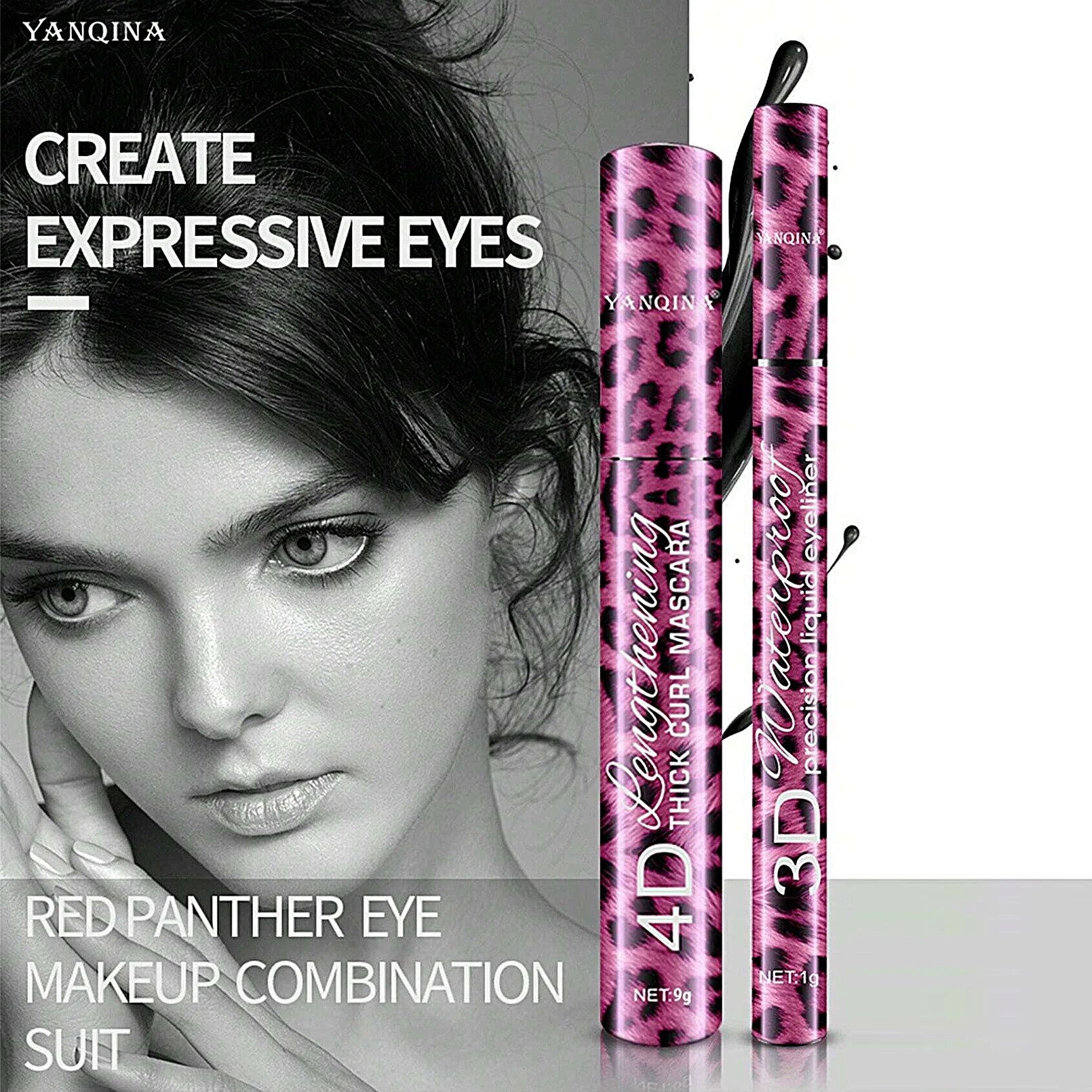YANQINA 리퀴드 아이라이너 펜슬, 4D 방수 마스 - Waterproof Liquid Eyeliner Pen 리뷰 및 가격