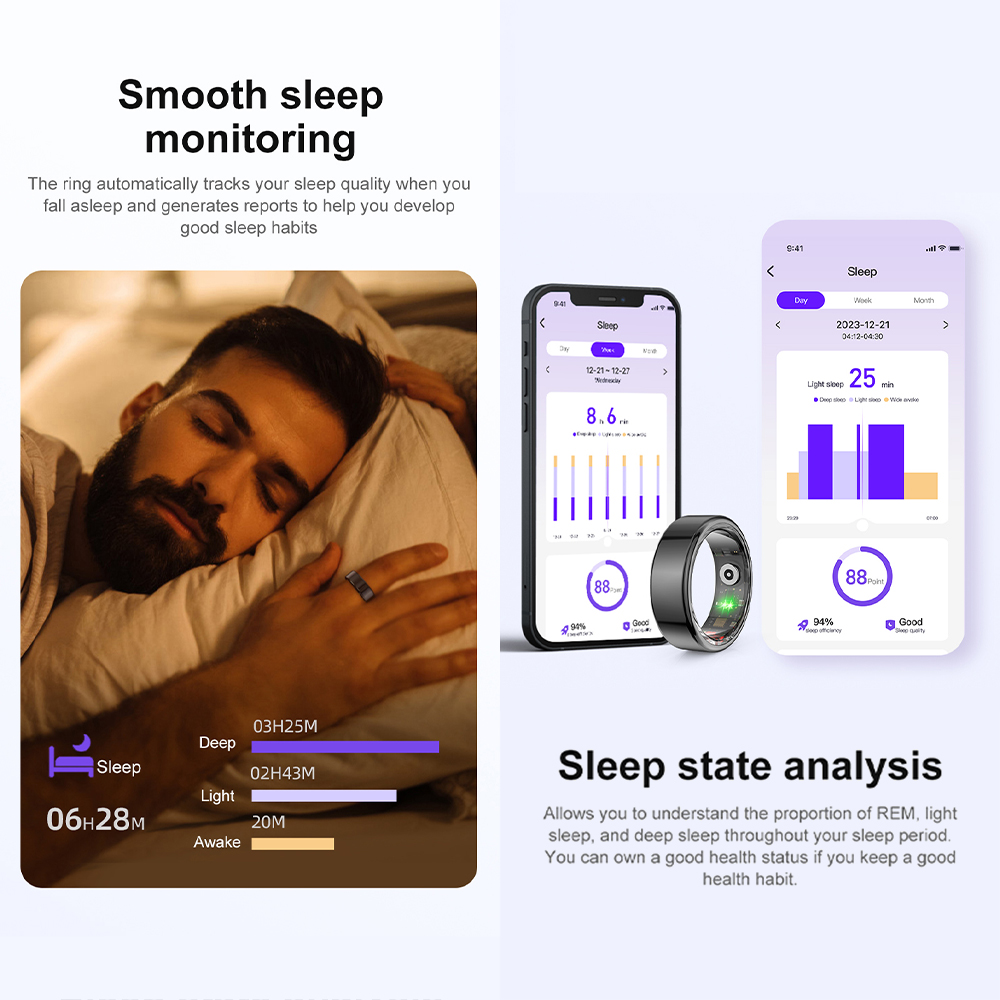 [2024 ] COLMI R02 스마트 링 군용 등급  - Health Monitors 리뷰 및 가격