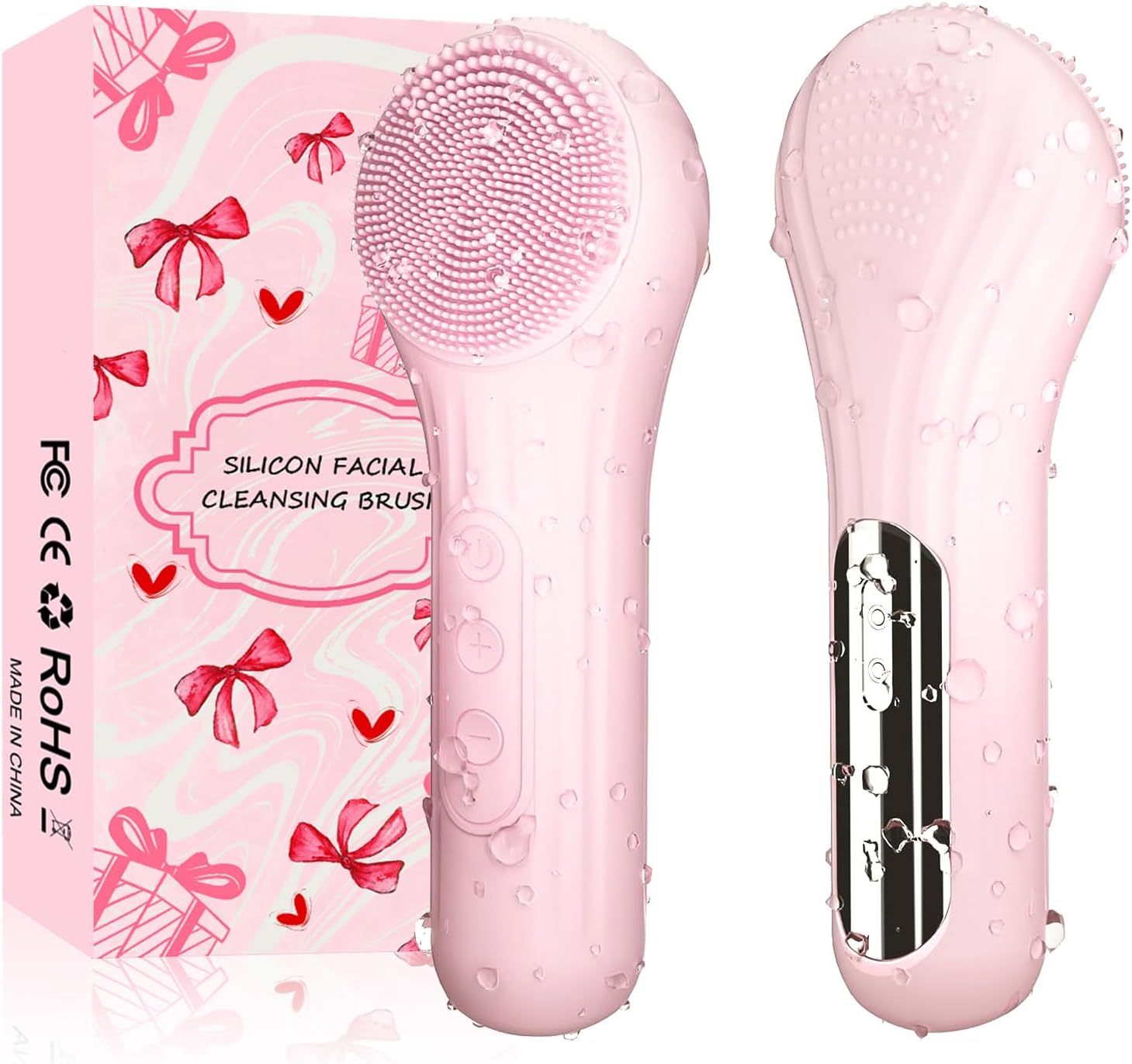 실리콘 페이스 스크러버, 남녀공용 방수 전동 세안 브러 - Silicone Face Scrubber Electric 리뷰 및 가격