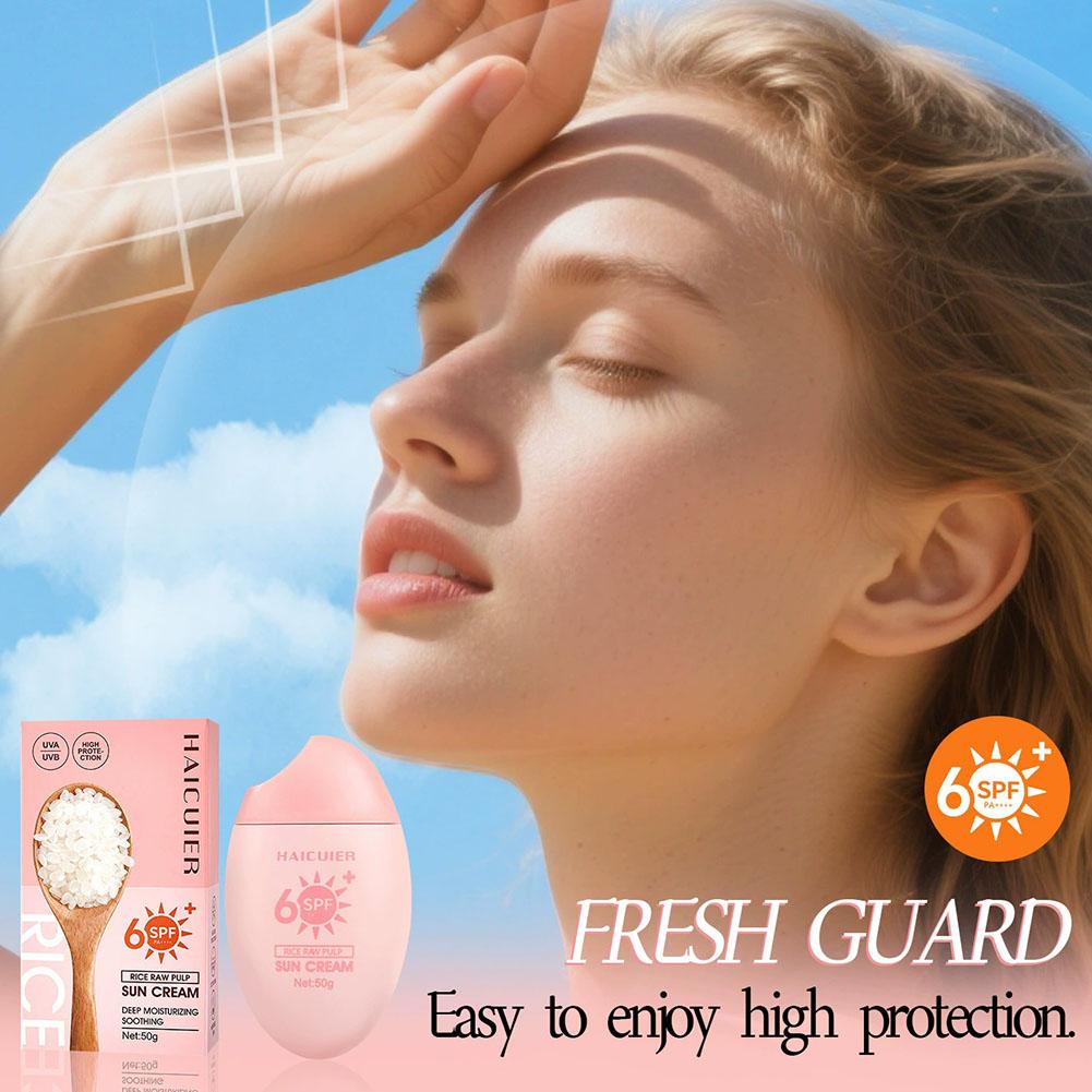 SPF50+ 썬스크린 라이스 원료 펄프 보습 방수 자외 - Spf 50 Waterproof Sunscreen 리뷰 및 가격