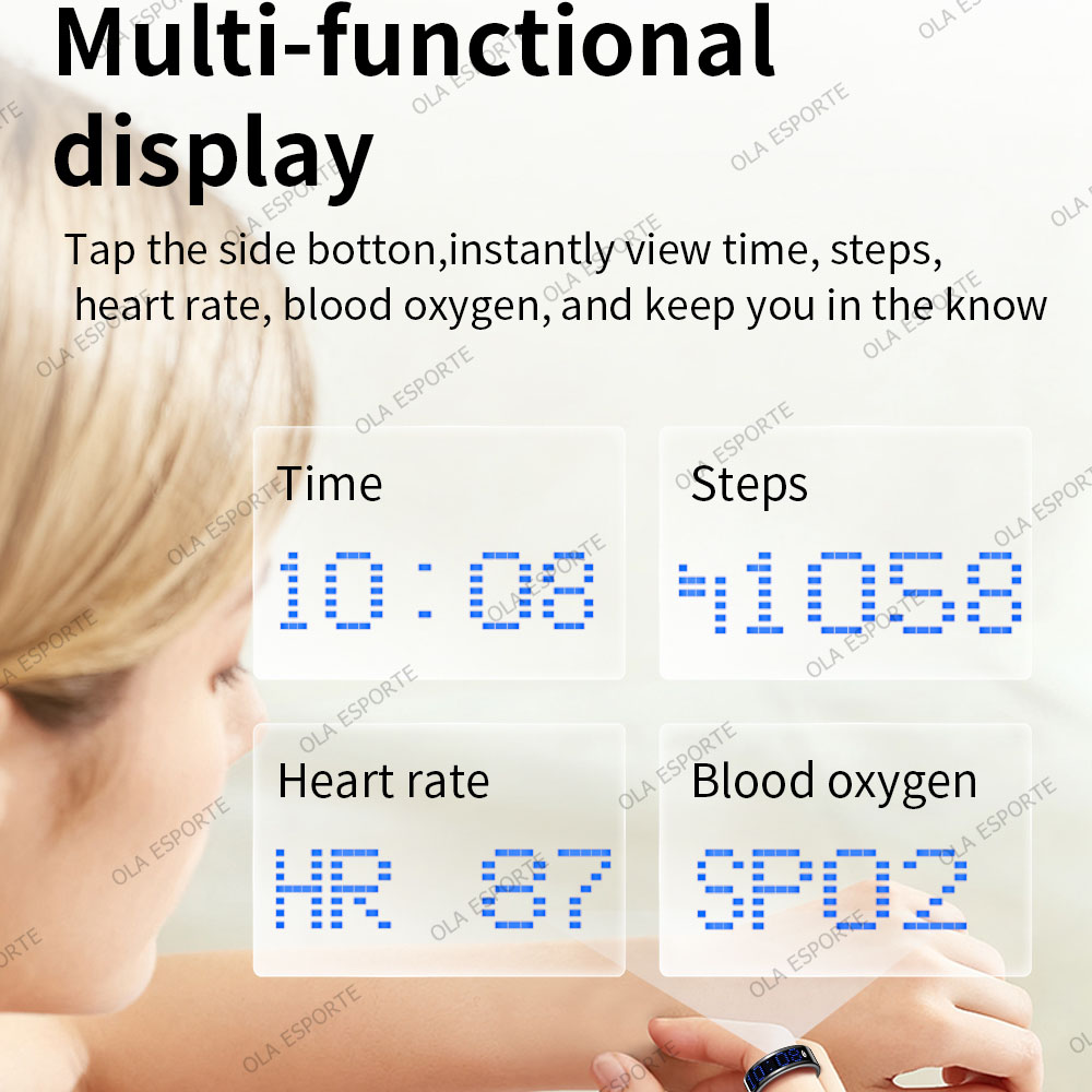 스마트 링 디스플레이 화면 터치, 통화 알림, 타스비흐 - Health Monitors 리뷰 및 가격