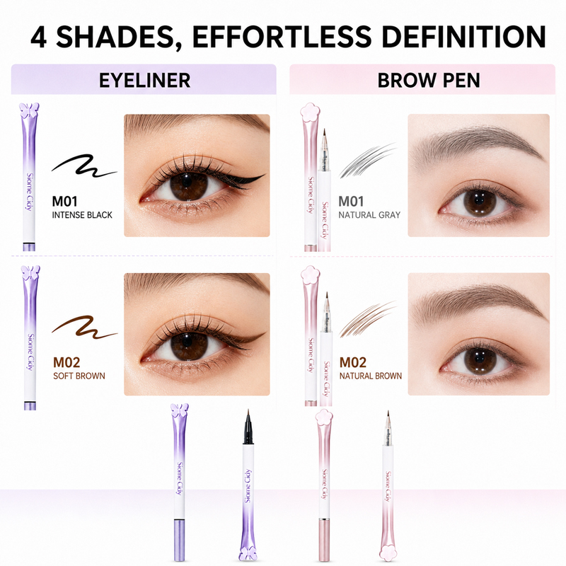 시오메 시디 4종 리퀴드 아이라이너 & 리퀴드 브로우  - Waterproof Liquid Eyeliner Pen 리뷰 및 가격