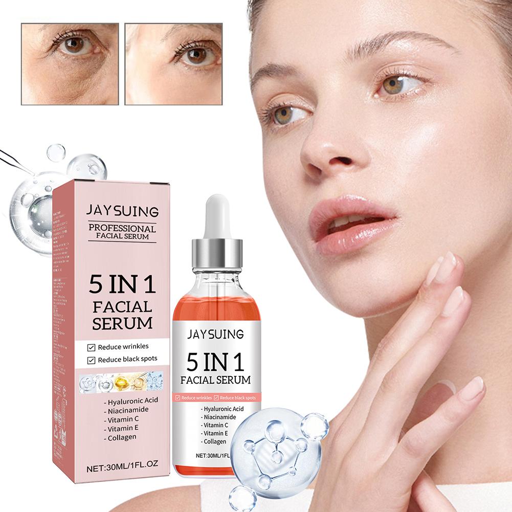 5-in-1 비타민 C & 히알루론산 페이스 세럼, 탄 - Hyaluronic Acid Facial Serum 리뷰 및 가격