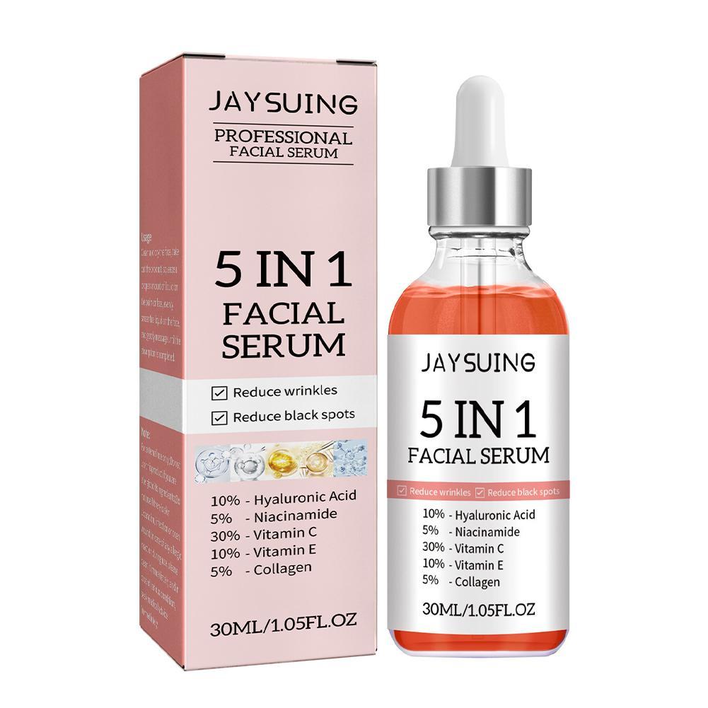 5-in-1 비타민 C & 히알루론산 페이스 세럼, 탄 - Hyaluronic Acid Facial Serum 리뷰 및 가격