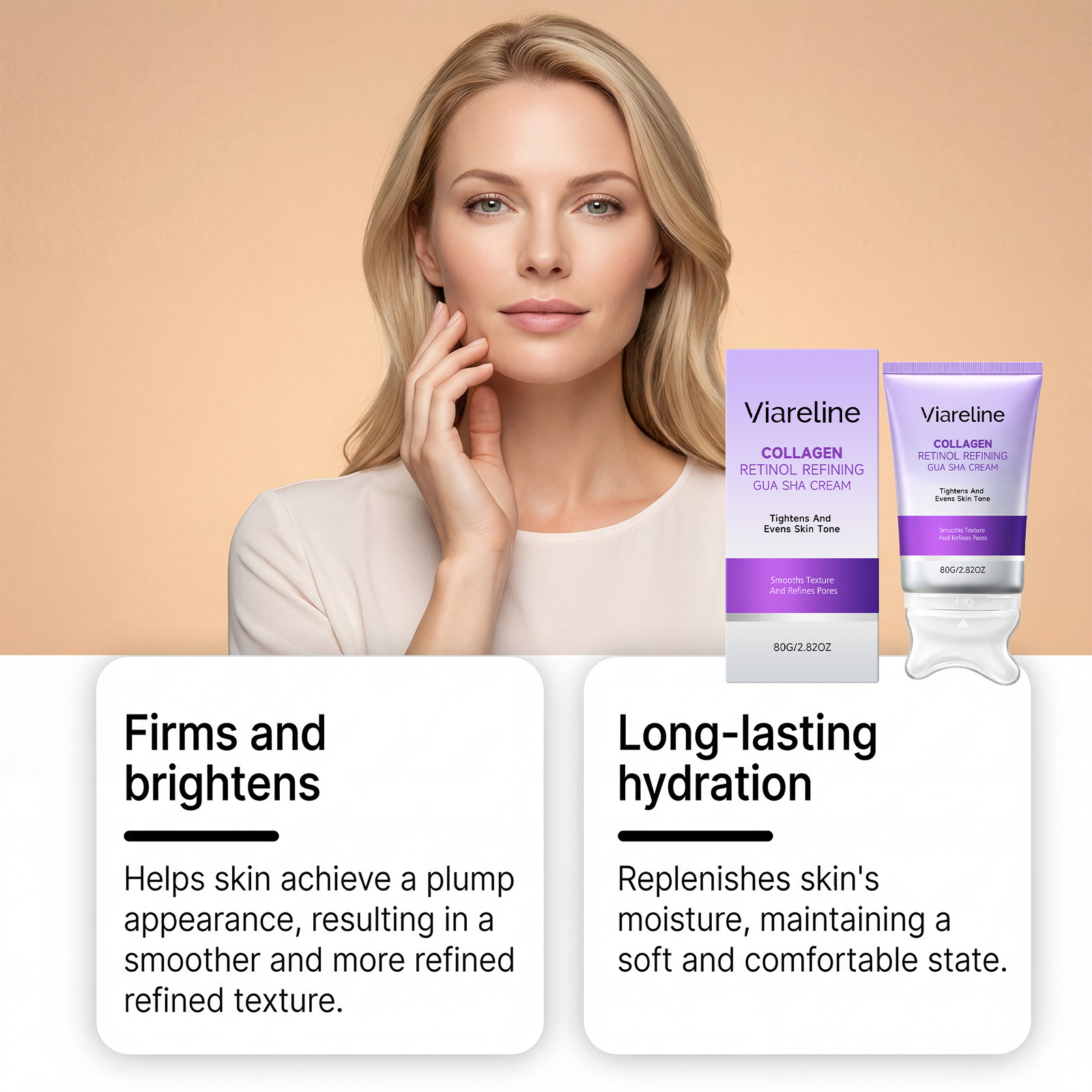 콜라겐 레티놀 보습 페이스 크림 구아샤 마사지로 잔주름 - Retinol Anti Wrinkle Cream 리뷰 및 가격